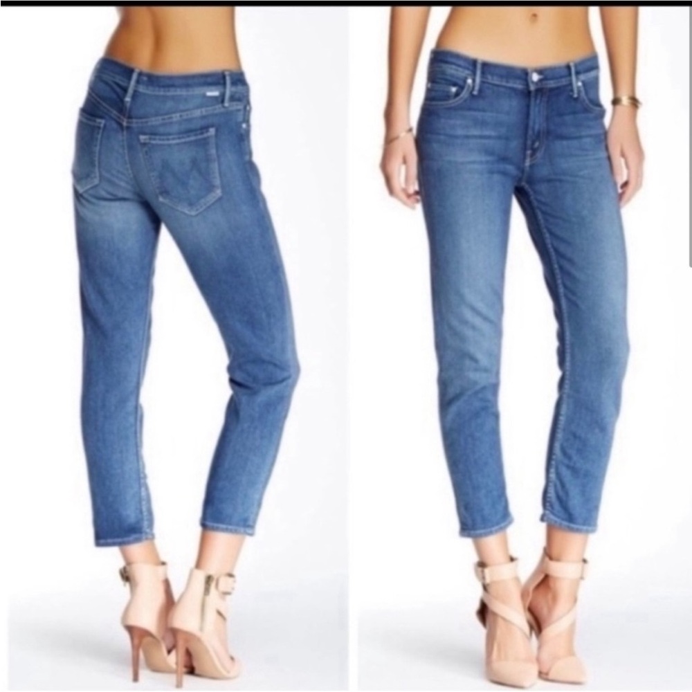 MOTHER The Dropout Jeans Another Time Around Wash Size 25